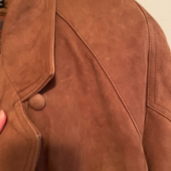 Cool Vintage Leather Jacket - includes zip-off vest - Picture 2 of 6